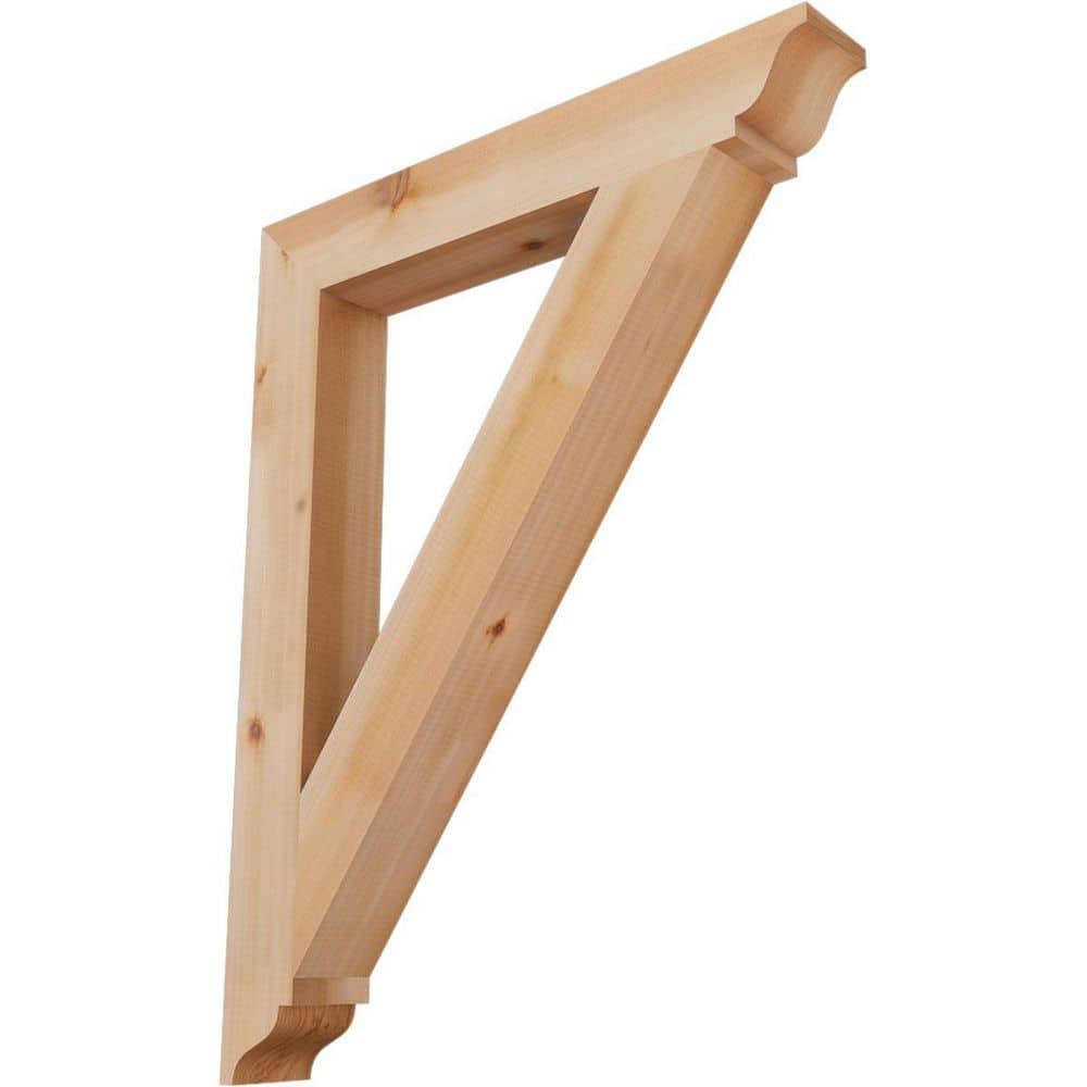 3.5 in. x 36 in. x 28 in. Western Red Cedar Traditional Smooth Bracket price history on PriceWatchPro
