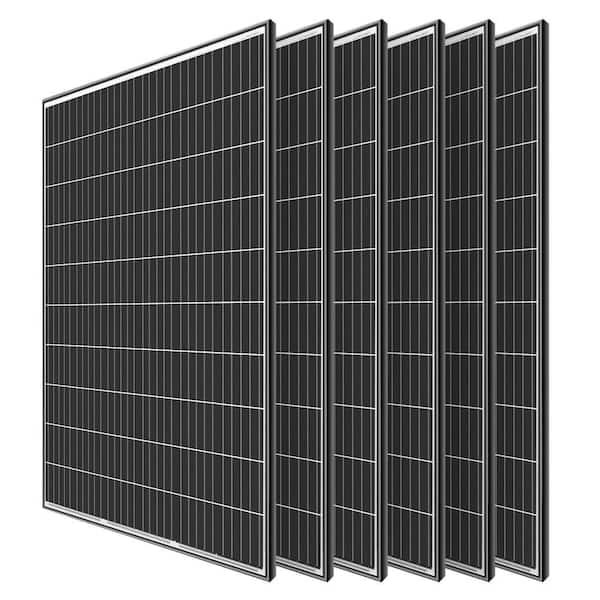 6-Pcs 320-Watt 24V Monocrystalline Solar Panel 1920W Back-up Power PV Module for RV/Boat/Shed/Rooftop Home Off-grid