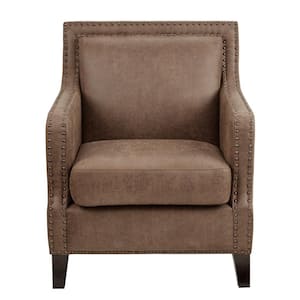 Shasta Brown 28 in. W x 31 in. D x 32.5 in. H Accent Chair