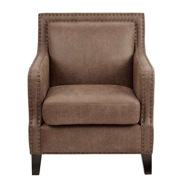 INK+IVY Shasta Brown 28 in. W x 31 in. D x 32.5 in. H Accent Chair