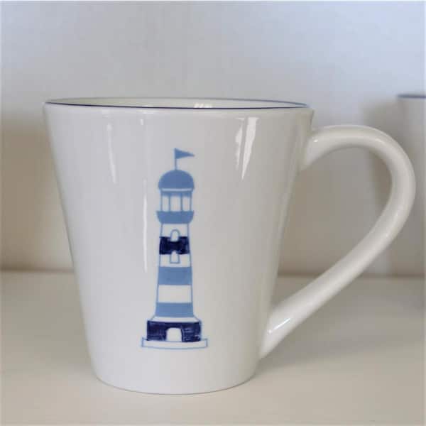 Euro Ceramica Ahoy 4-PieceAssorted Mug Set AHO-86728M - The