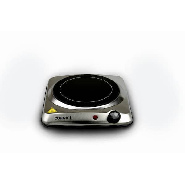 Courant 9.84-in 1 Burner Stainless Steel Electric Hot Plate | WCEB1100K697