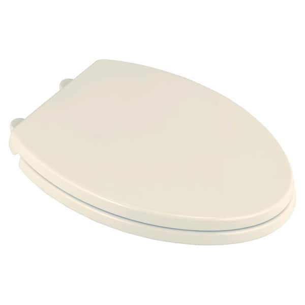 American Standard Transitional Slow-Close EverClean Elongated Closed Front Toilet Seat in Linen