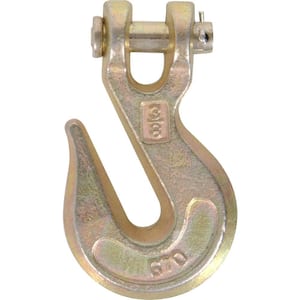 3/8 in. Zinc and Yellow Dichromate Plated Forged Steel Chain Hook (3-Pack)