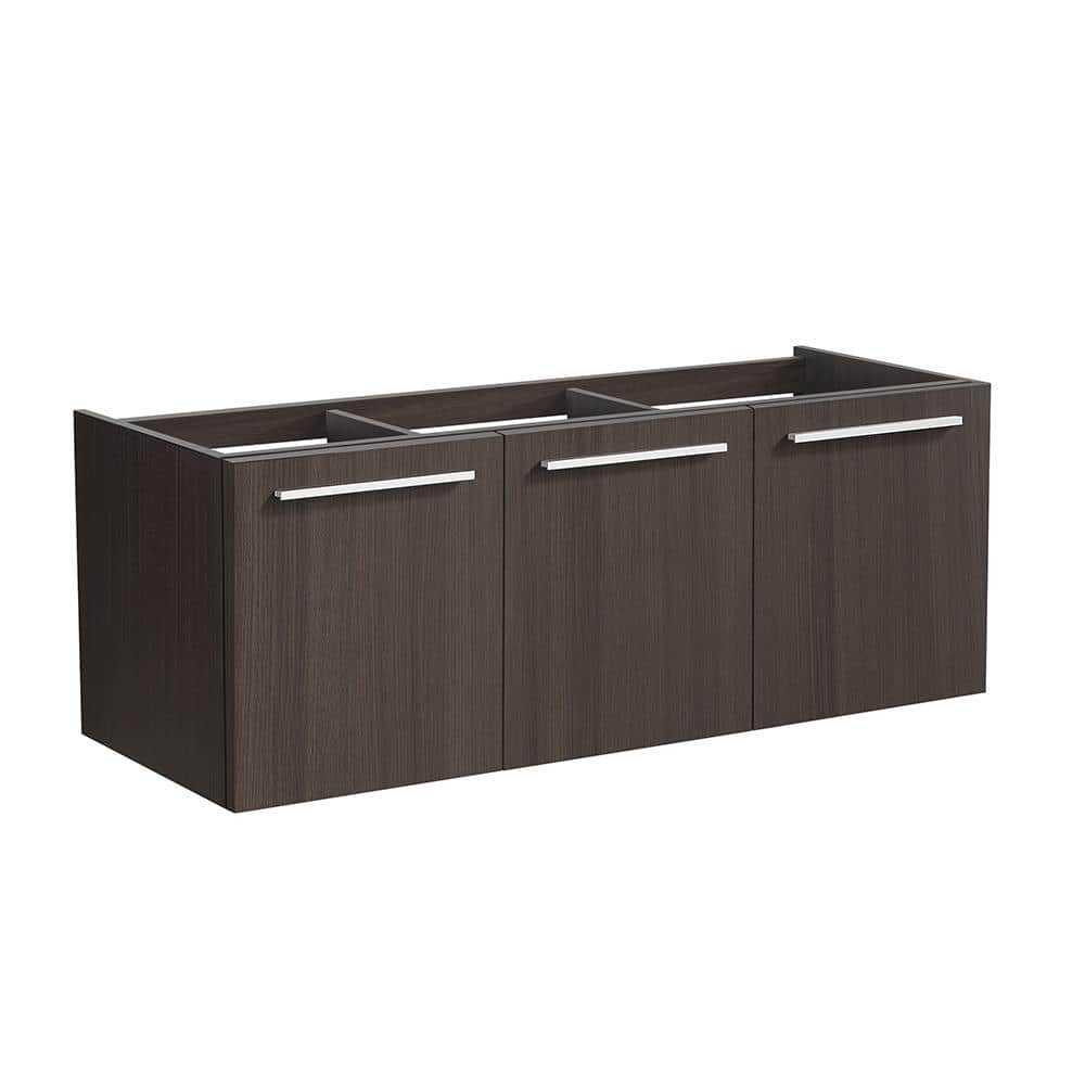 Vista 47 in. Modern Wall Hung Bath Vanity Cabinet Only in Gray Oak -  Fresca, FCB8092GO