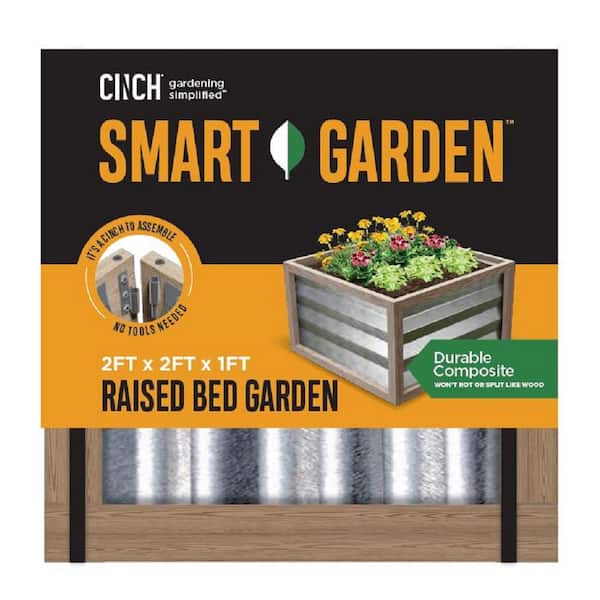 Wooden Raised Bed 11.8 x 11.8 x 11.8 Set of 2