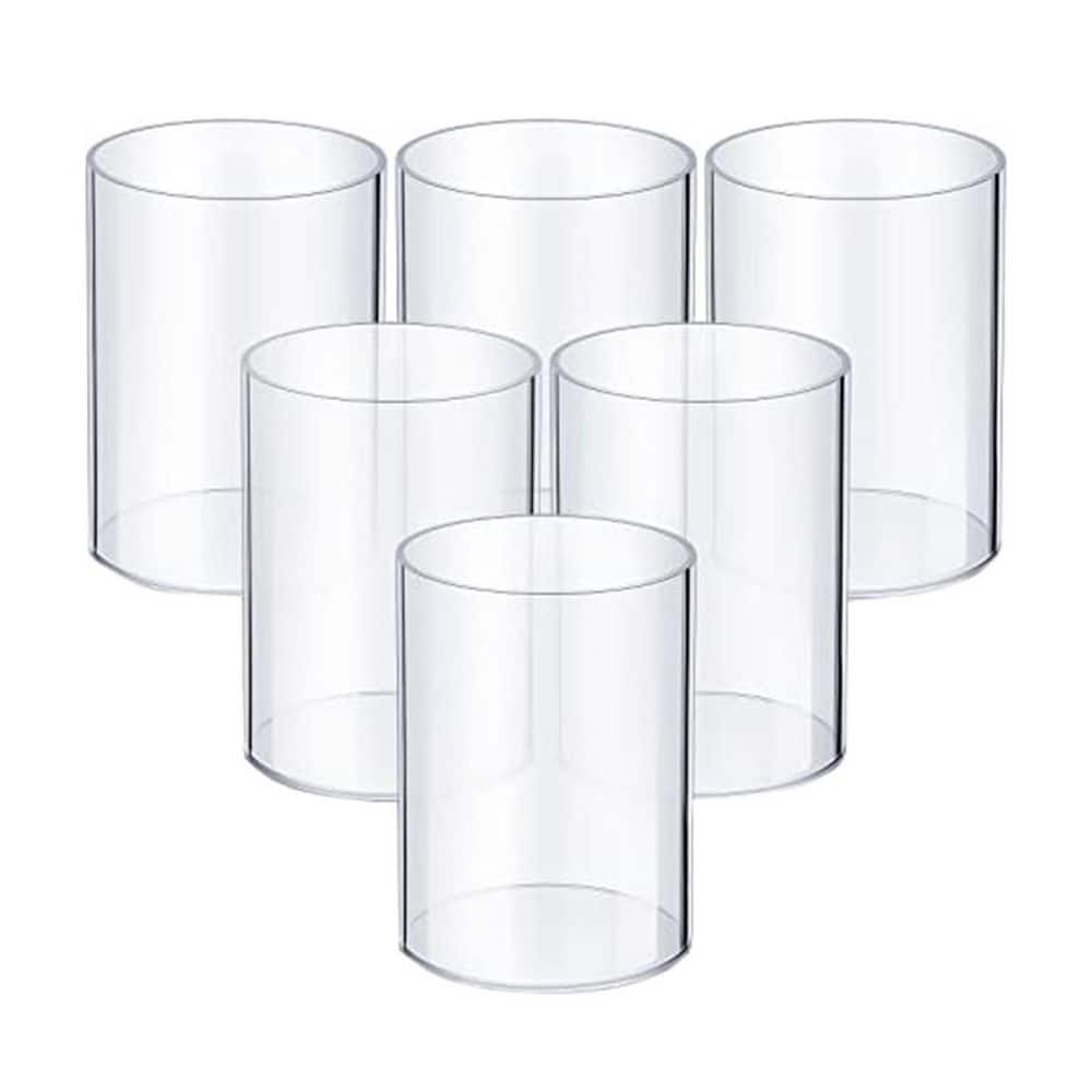 Aoibox 6-Pack Clear Acrylic Pen Holders