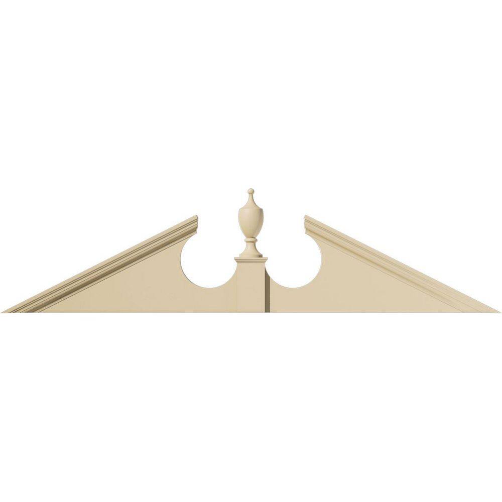 86 in. W x 21-1/2 in. H x 2-3/4 in. P Pitch 6/12 Acorn Signature Urethane Pediment Acorn Ships Unattached in Box Prime price history on PriceWatchPro