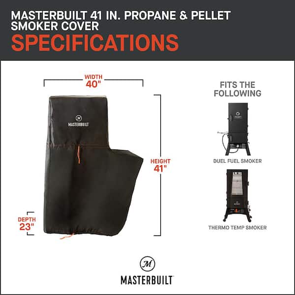 40 in. Propane and Pellet Smoker Cover