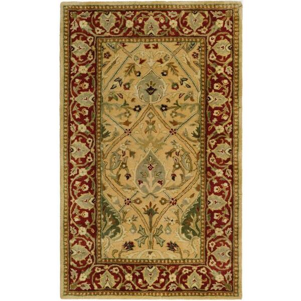 SAFAVIEH Persian Legend Ivory/Rust 3 ft. x 5 ft. Border Area Rug
