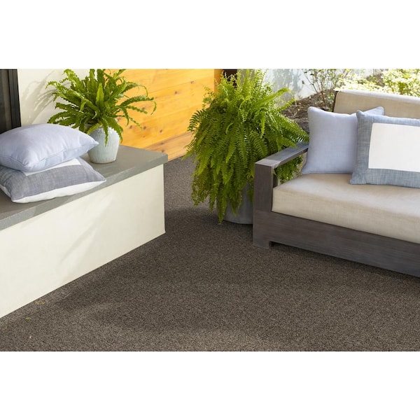 Isla Vista - Acorn - Brown 14 oz. SD Olefin Berber Carpet - Installation Required