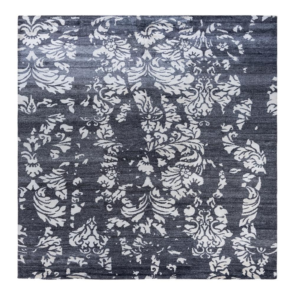 Modern-Contemporary Black 8 X 10 Hand-Knotted Silk Indoor Area Rug price history on PriceWatchPro