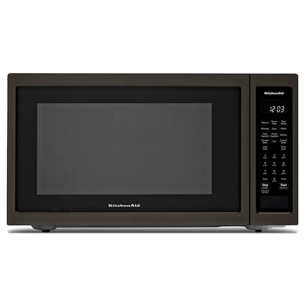KitchenAid 1.5 cu. ft. Countertop Microwave in PrintShield Black Stainless
