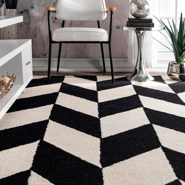 Modern Gray Checkered Line Area Carpet Geometric - Temu