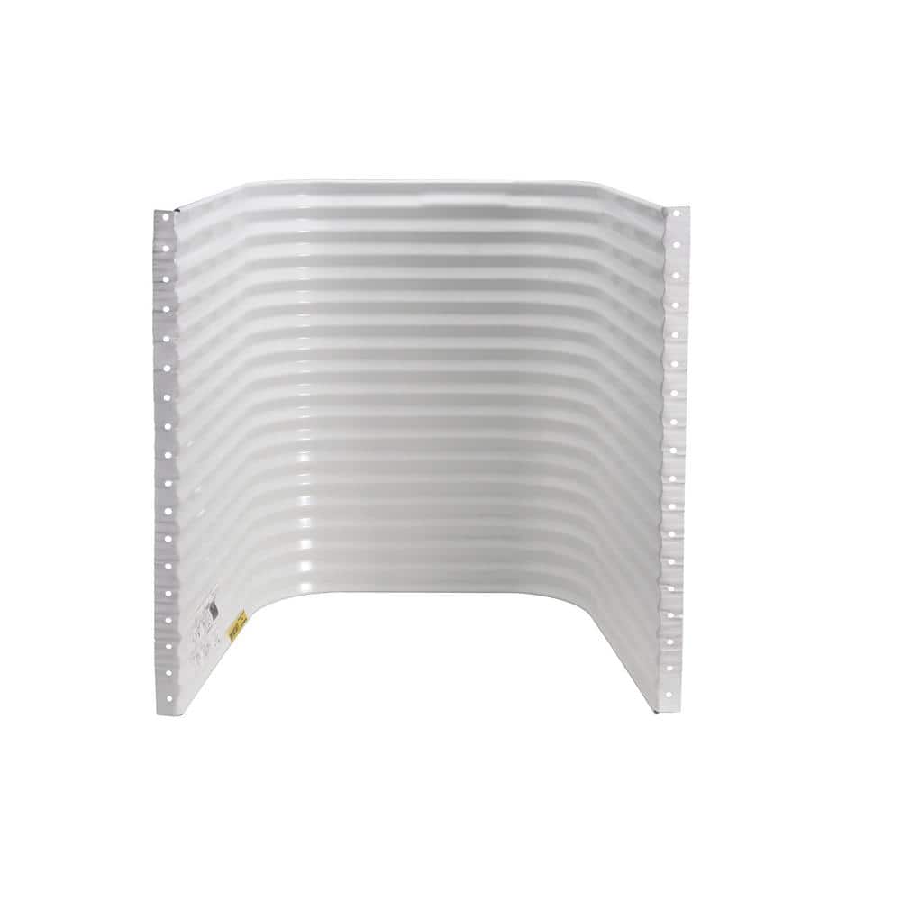 SHAPE PRODUCTS 42 in. W x 36 in. D x 48 in. H White Steel Egress