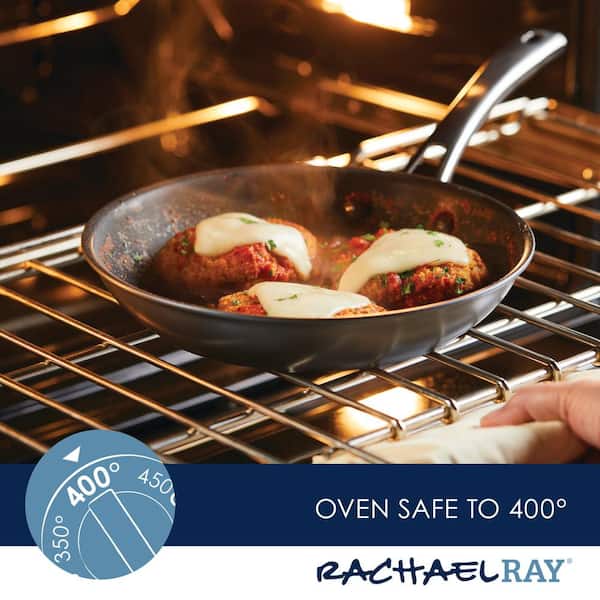 Best Buy: Rachael Ray 10-Piece Hard Enamel Nonstick Cookware Set Fennel  12816