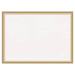 Florence Gold White Corkboard 30 in. x 22 in. Bulletin Board Memo Board