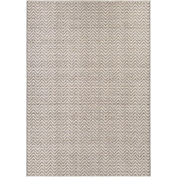 Cape Marion Light Brown-Ivory 2 ft. x 4 ft. Indoor/Outdoor Area Rug