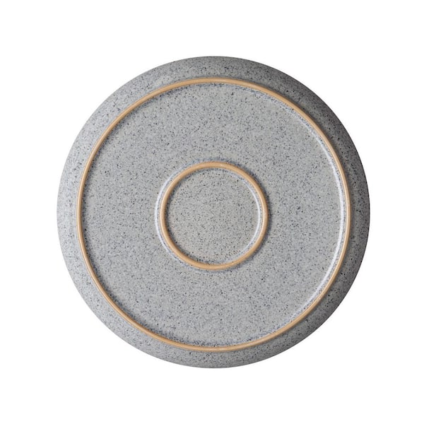 Denby Studio Grey/White Medium Coupe Plate (Set of 4) STG