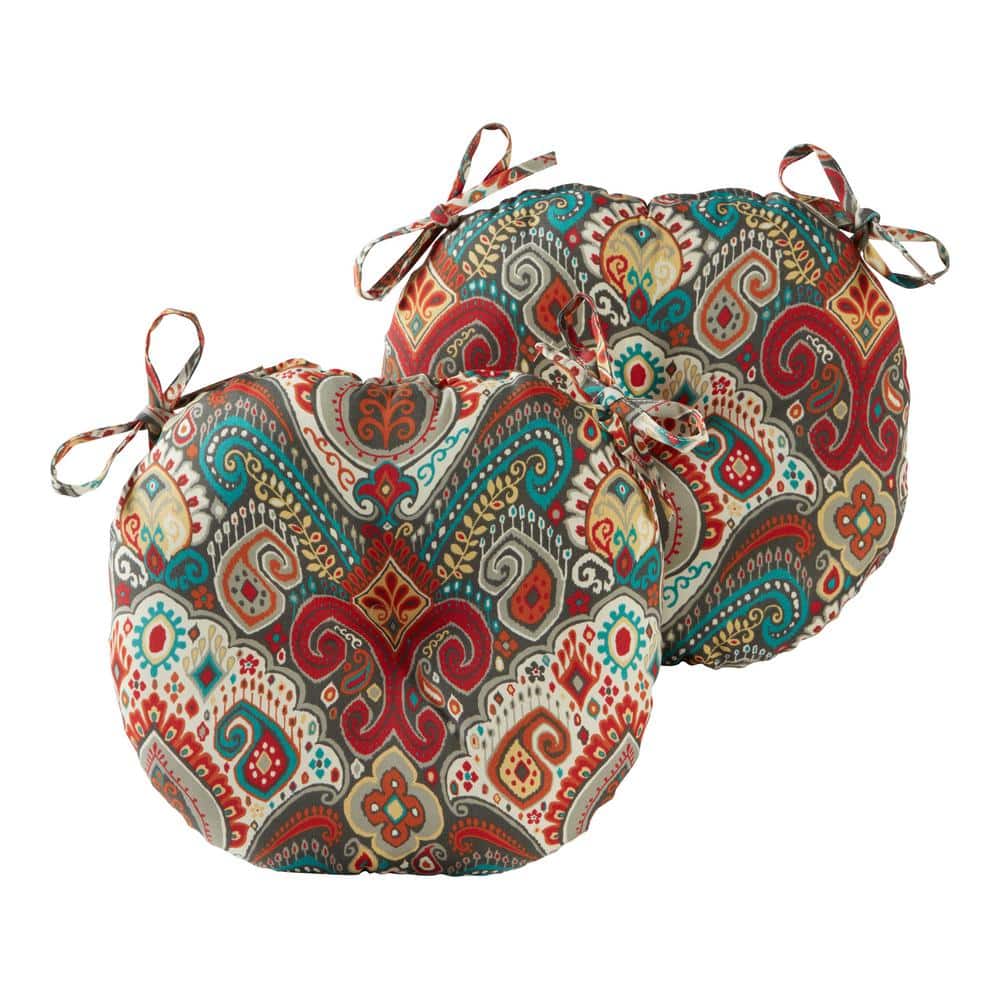 Paisley 15 Round Outdoor Seat Cushion Greendale Home Fashions 15
