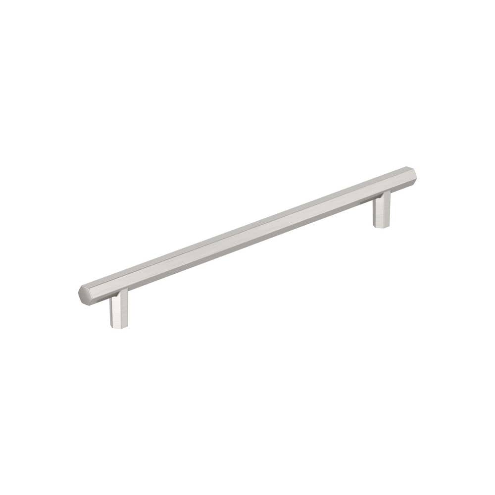 Caliber 8-13/16 inch (224mm) Center-to-Center Satin Nickel Bar Cabinet Pull price history on PriceWatchPro