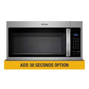 30 in. 1.7 cu. ft. Over the Range Microwave in Stainless Steel with Electronic Touch Controls
