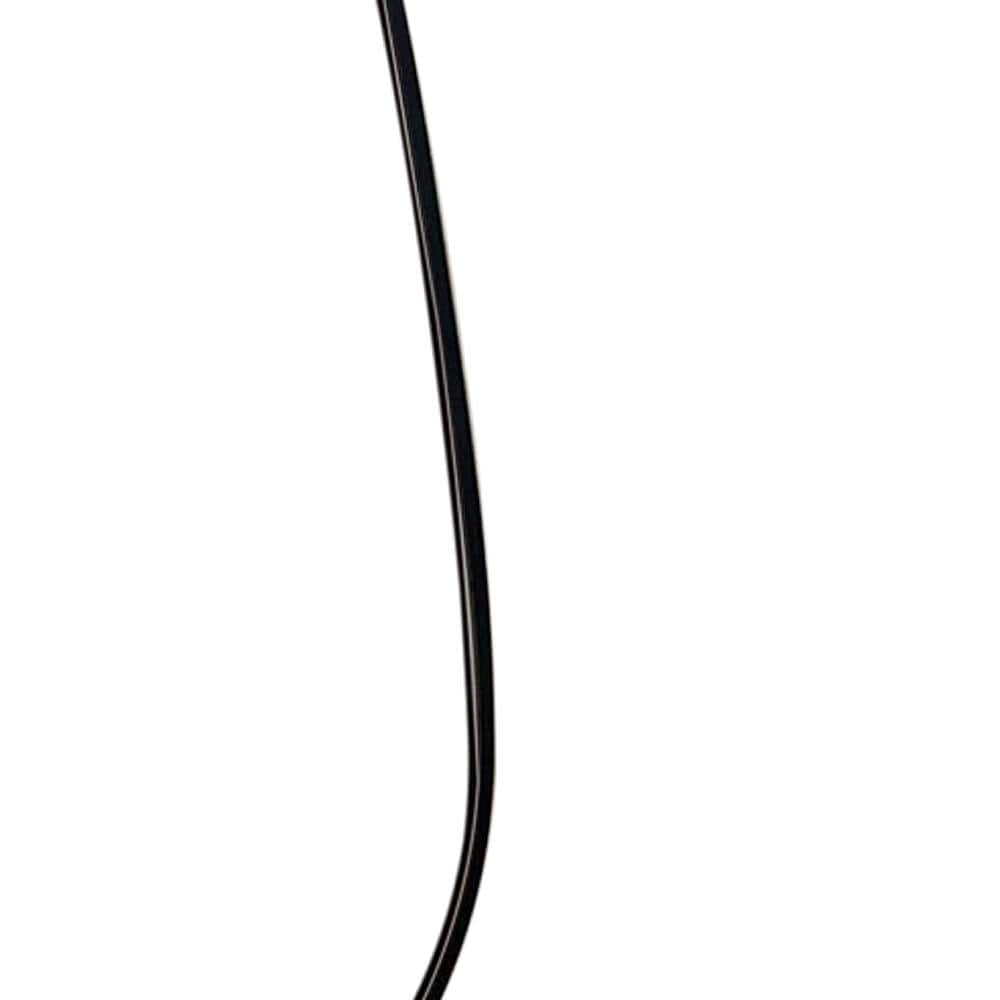 Asymmetrical Black Wood Frame Wall Mirror 19" x 27"