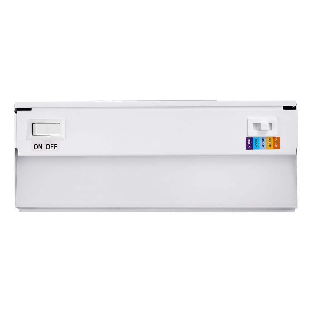 9-inch Adjustable White Aluminum LED Under Cabinet Light