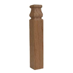 892OBC 1-1/8 in. x 1-1/8 in. x 6-3/4 in. Red Oak Outside Base Connector Moulding