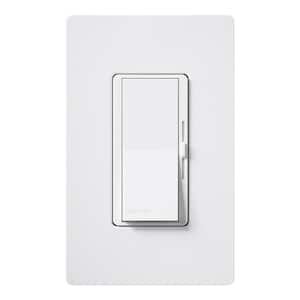 Diva Reverse-Phase Dimmer Switch, 250W LED/Single Pole or 3-Way, Neutral Required, White (DVRP-253P-WH)