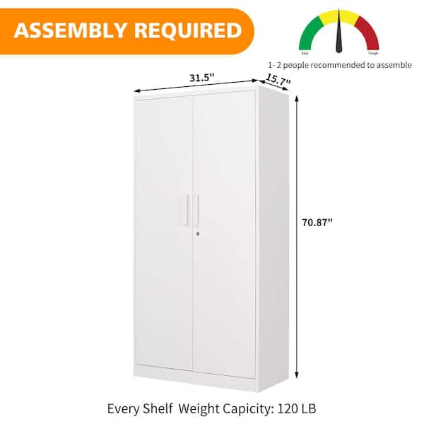 Steel Storage Cabinet 42Wx18Dx72H