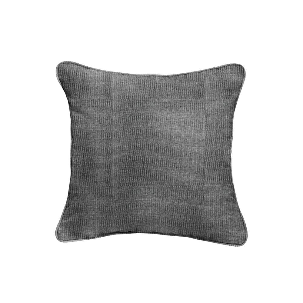 Sunbrella Revive Charcoal Square Outdoor Throw Pillow price history on PriceWatchPro