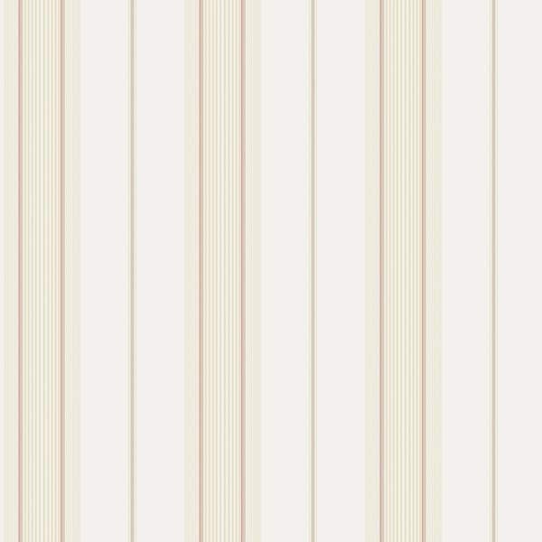 Unbranded Smart Stripes 3 Beige Slim Stripe Matte Finish Non-Pasted Vinyl on Non-Woven Wallpaper Sample