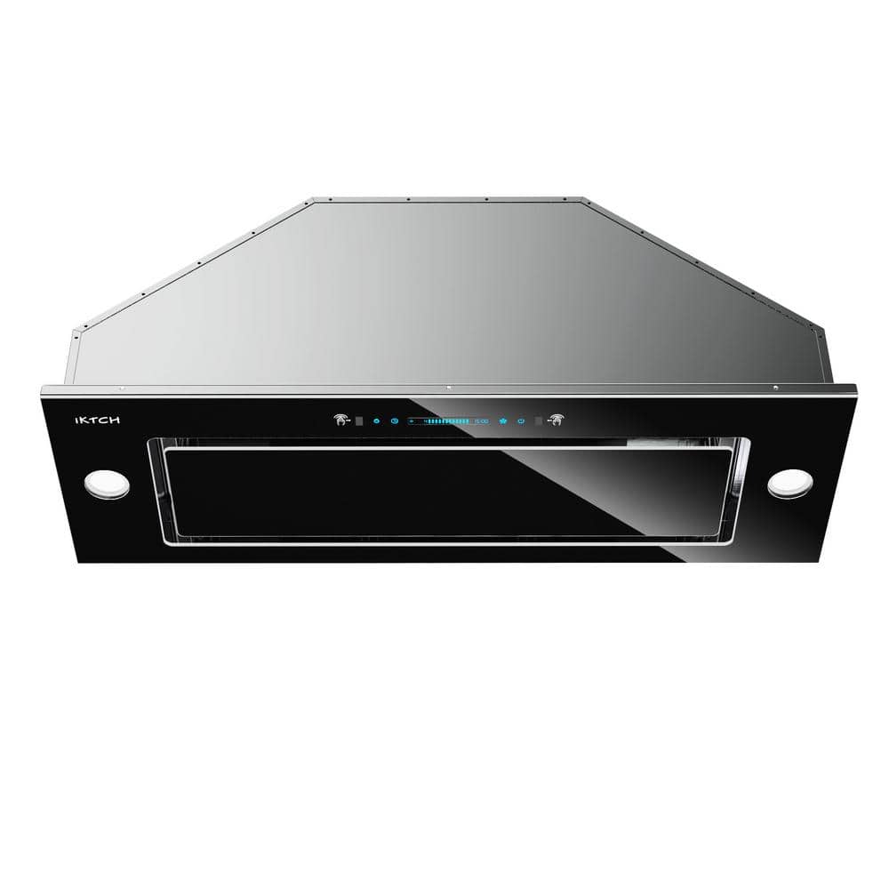 iKTCH 27.75 in. 900 CFM Ducted Insert Range Hood in Stainless