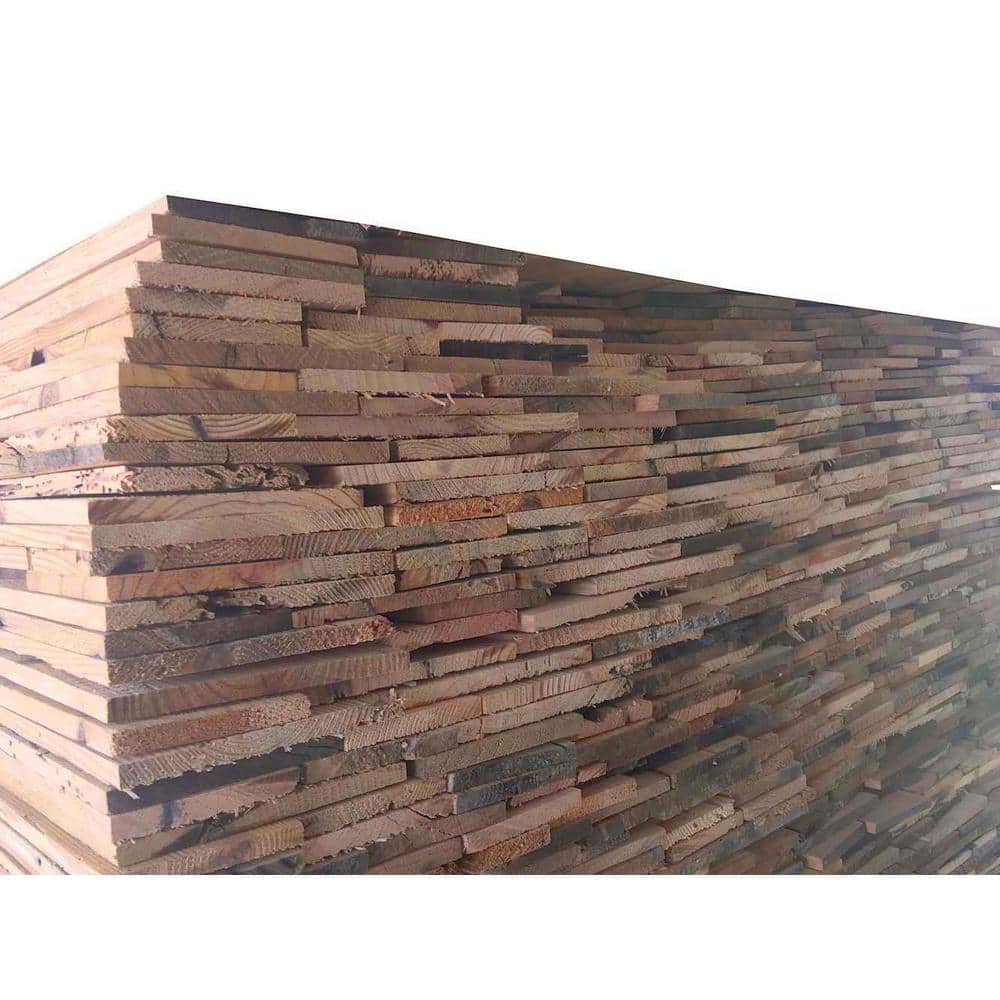 3/8 in. x 5 in. x Varying Length Gray and Brown Reclaimed Barnwood Boards (250 sq. ft./Pack) price history on PriceWatchPro