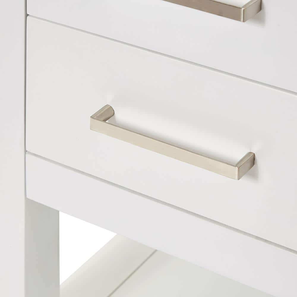 48'' White Solid Wood Single Bathroom Vanity Base