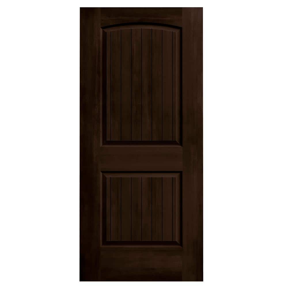 36 in. x 80 in. Santa Fe Espresso Stain Solid Core Molded Composite MDF Interior Door Slab price history on PriceWatchPro