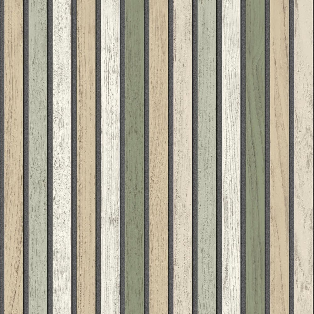 Vintage Slatwork Green Wallpaper price history on PriceWatchPro