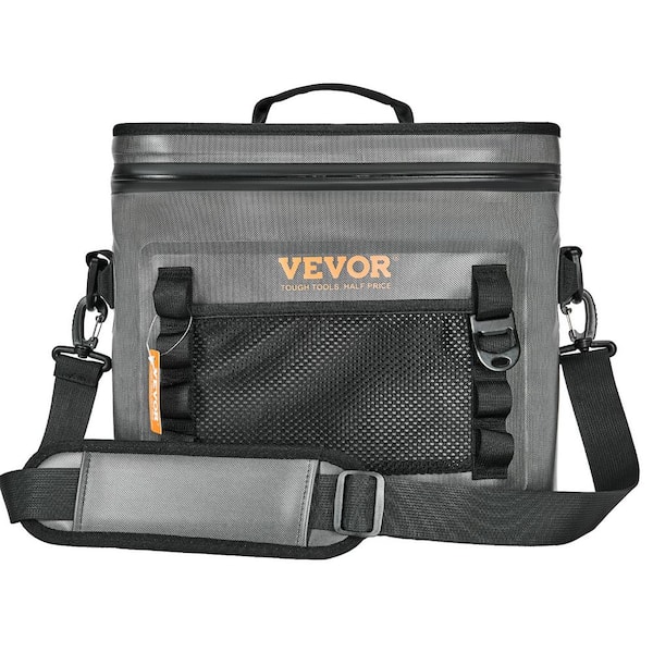 VEVOR Soft Cooler Bag 10 qt. Soft Sided Cooler Bag Leakproof with Zipper, Waterproof Soft Cooler Insulated Bag