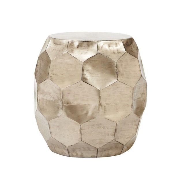 Home Decorators Collection Honeycomb Burnished Truffle End Table