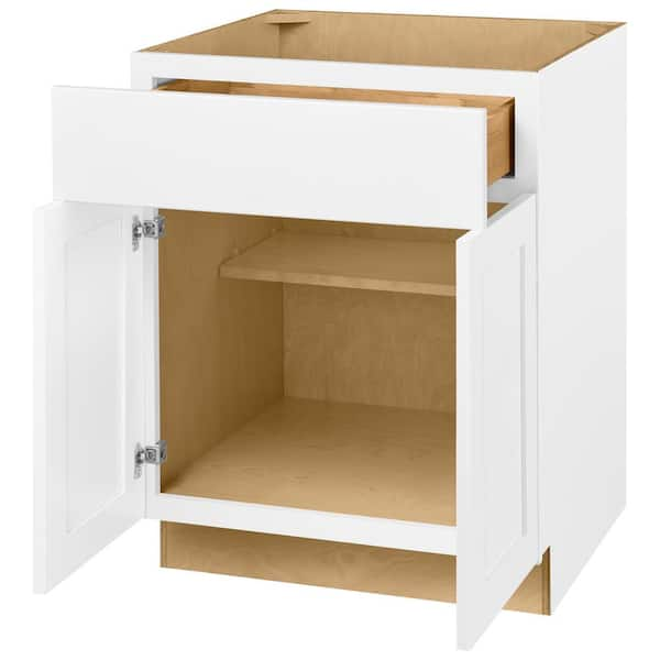 Buy Colorado White Shaker Cabinets - Base End Shelf Cabinet 24