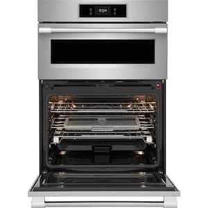 Professional 30 in. Electric Wall Oven and Microwave Combo in Stainless Steel with Total Convection and Air Fry