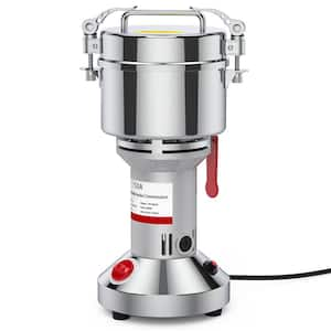 Electric Grain Mill Grinder, 26.4 oz. Blade 2500W Commercial Coffee Grinder, Stainless Steel Pulverizer Powder Machine