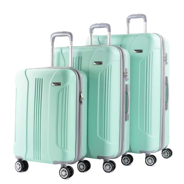 American Green Travel Denali S 3-Piece Mint Anti-Theft TSA Luggage Set ...