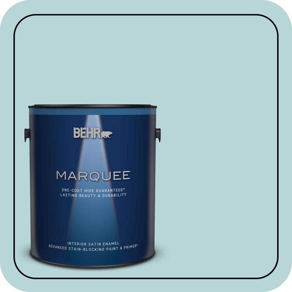 1 gal. #510E-2 Rhythmic Blue Satin Enamel Interior Paint & Primer price history on PriceWatchPro