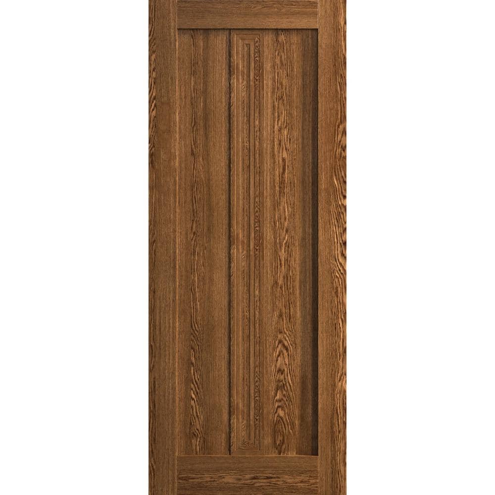 30 in. x 96 in. Cognac Oak Color Solid Wood Interior Door Slab With Hardware price history on PriceWatchPro