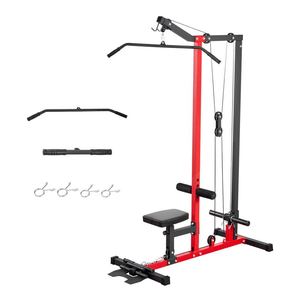 LAT Pull Down Machine, 2-in-1 Row Cable Machine, Cable Machines Home Gym with 3-Level Adjustable Seat for Back, Chest price history on PriceWatchPro