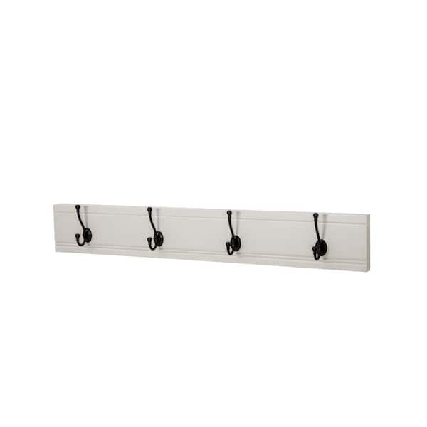 Alaterre Furniture Coventry 36W Coat Hook with Shelf ANCT09WH