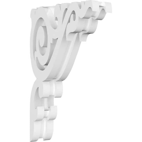 Ekena Millwork 1-7/8 in. x 9 in. x 5-1/2 in. PVC Baile Corbel
