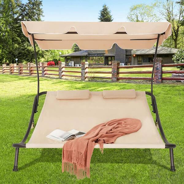 Double chaise lounge discount hammock